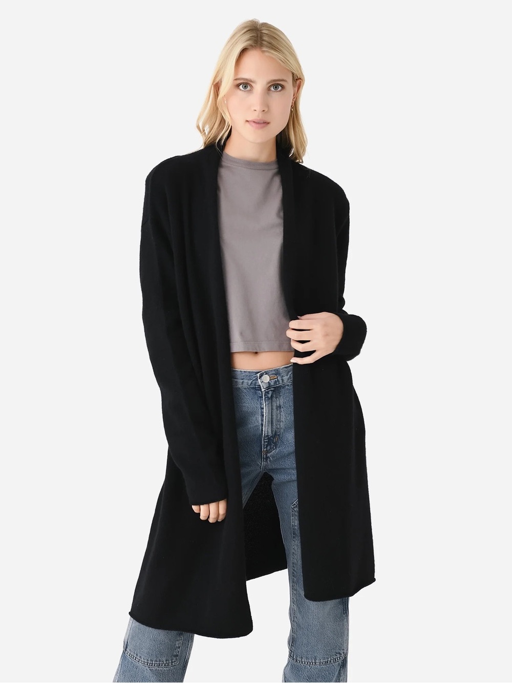 Organic John Patrick Sadie cashmere cardigan